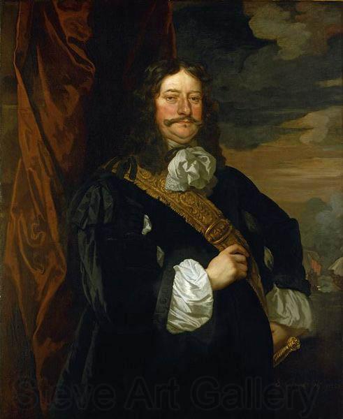 Sir Peter Lely Flagmen of Lowestoft: Vice-Admiral Sir Thomas Teddeman, Spain oil painting art